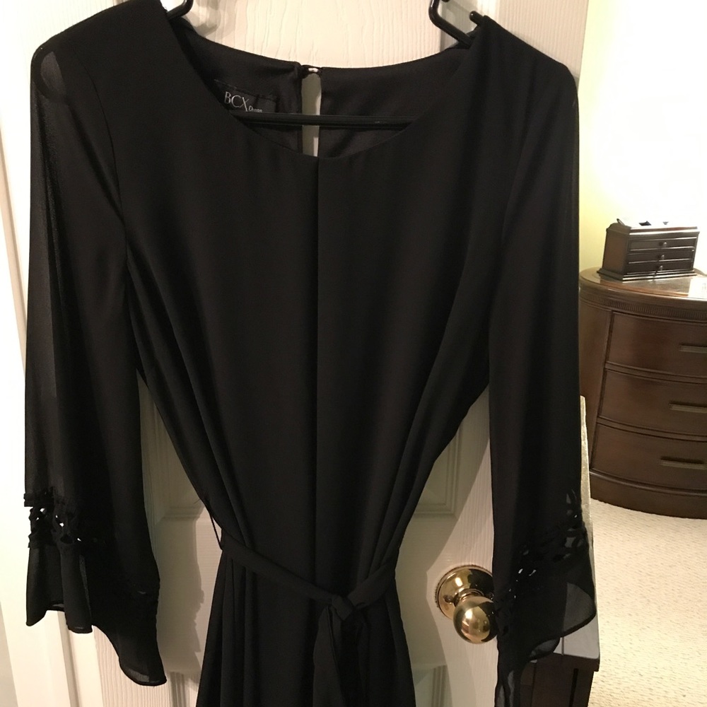 BCX Black Long Sleeve Dress